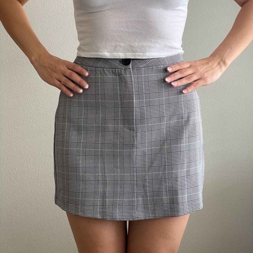 Plaid Mini Skirt